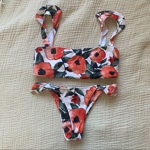 Stone fox swim gelato bloom bikini set